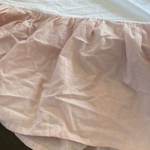 Restoration Hardware crib bed skirt